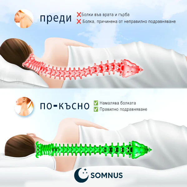 Ортопедична цервикална възглавница - Somnus™